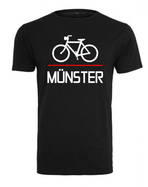 Fahrrad Münster Herren Shirt schwarz